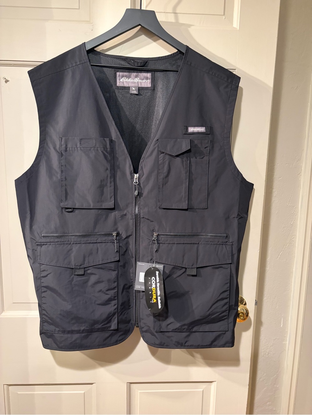 Eddie Bauer Black Multi-Pocket Outdoor Vest